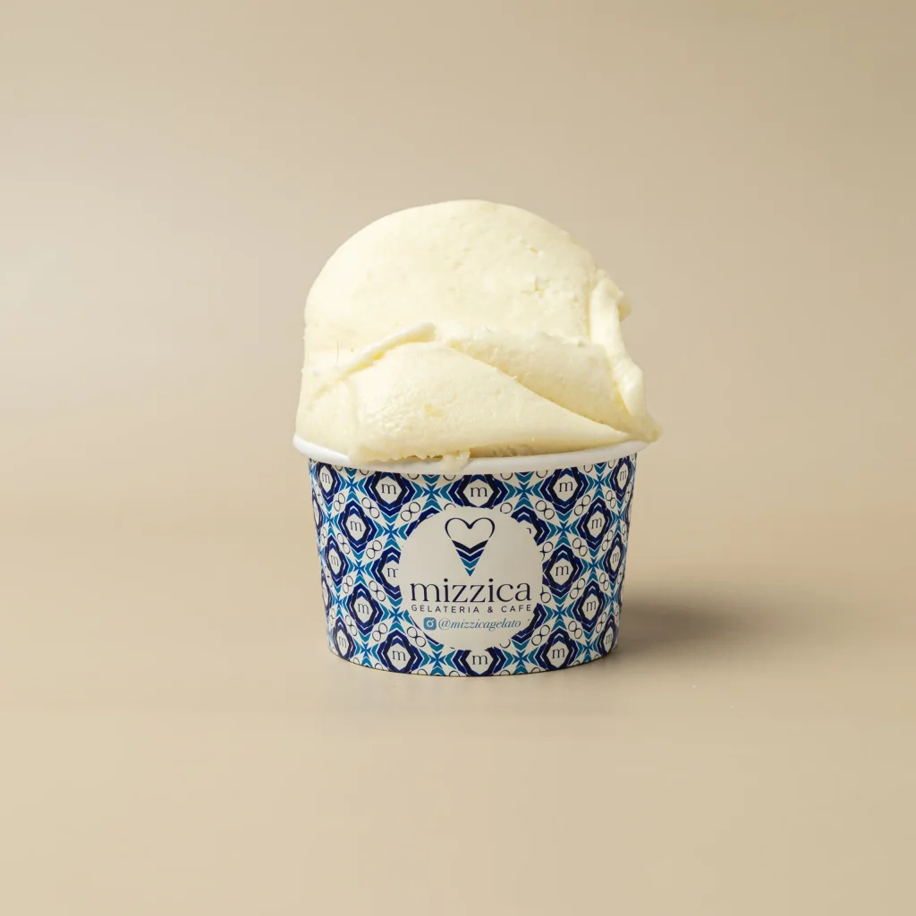 Limone gelato in a Mizzica cup