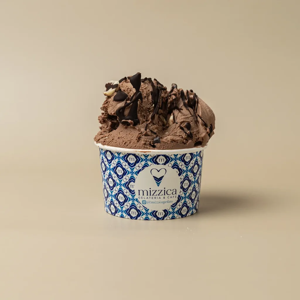 Mizzica Che Rocher gelato in a Mizzica cup